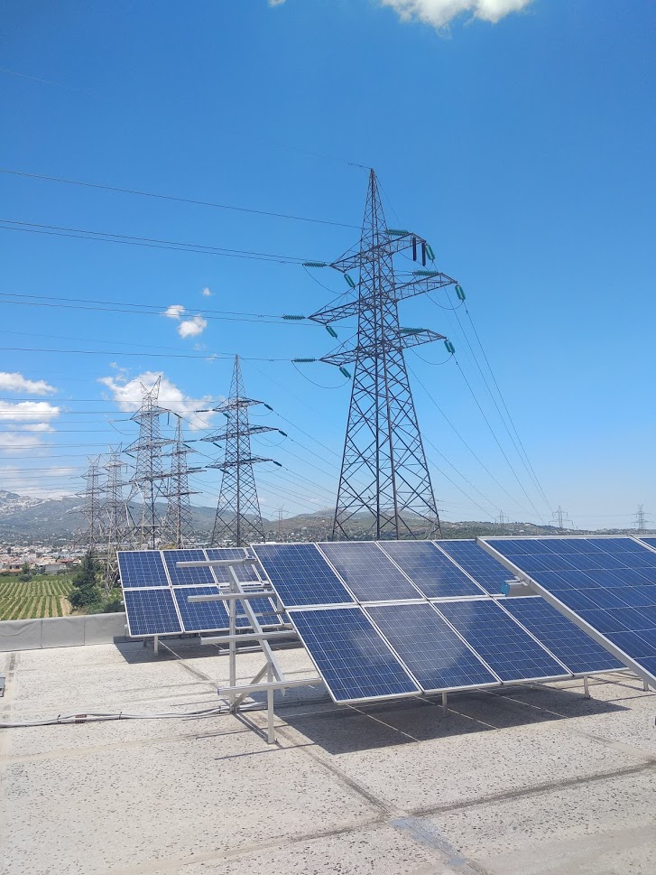 Figure 1: The PV panel at the Innovation Hub.